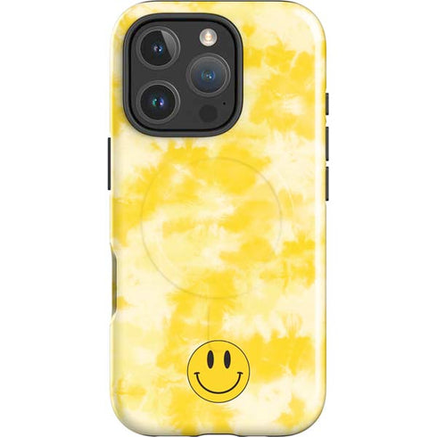 Yellow Tie Die iPhone 16 Pro Magsafe Impact Case